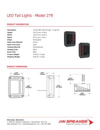 Product Spec Sheet